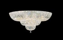 Schonbek 1870 5896-211R - Petit Crystal Deluxe 27 Light 120V Semi-Flush Mount in Aurelia with Radiance Crystal