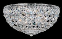 Schonbek 1870 1560-211R - Petit Crystal 4 Light 120V Flush Mount in Aurelia with Clear Radiance Crystal