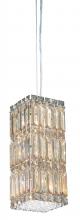 Schonbek 1870 2252R - Quantum 6 Light 120V Mini Pendant in Polished Stainless Steel with Radiance Crystal