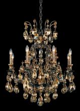 Schonbek 1870 3771-22S - Renaissance 9 Light 120V Chandelier in Heirloom Gold with Clear Crystals from Swarovski