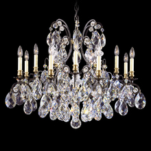 Schonbek 1870 3790-22S - Renaissance 13 Light 120V Chandelier in Heirloom Gold with Clear Crystals from Swarovski