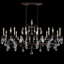 Schonbek 1870 3796N-26S - Renaissance 14 Light 120V Chandelier in French Gold with Clear Crystals from Swarovski