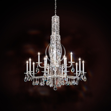 Schonbek 1870 RS8415N-48R - Siena 17 Light 120V Chandelier in Antique Silver with Clear Radiance Crystal