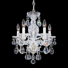 Schonbek 1870 2999-211R - Sterling 5 Light 120V Chandelier in Aurelia with Clear Radiance Crystal