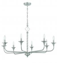 Craftmade 57028-BNK - Jolenne 8 Light Chandelier in Brushed Polished Nickel