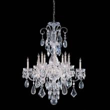 Anzalone Electric and Lighting Items 1045-CH-CL-MWP - Traditional Crystal 12 Light Hand Cut Crystal Polished Chrome Chandelier