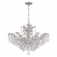 Anzalone Electric and Lighting Items 4439-CH-CL-S - Maria Theresa 6 Light Swarovski Strass Crystal Polished Chrome Chandelier