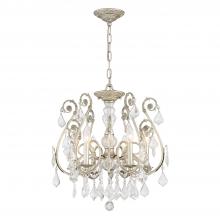 Anzalone Electric and Lighting Items 5115-OS-CL-S - Regis 6 Light Swarovski Strass Crystal Olde Silver Chandelier