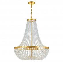 Anzalone Electric and Lighting Items 609-GA - Rylee 8 Light Antique Gold Chandelier