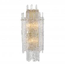 Anzalone Electric and Lighting Items ACK-923-AG - Libby Langdon Ackerly 3 Light Aged Brass Sconce