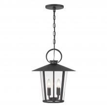 Anzalone Electric and Lighting Items AND-9204-CL-MK - Andover 4 Light Matte Black Outdoor Pendant