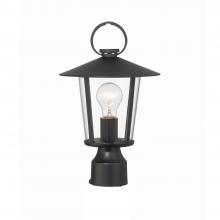 Anzalone Electric and Lighting Items AND-9207-CL-MK - Andover 1 Light Matte Black Outdoor Post