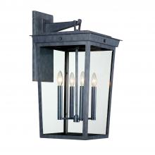 Anzalone Electric and Lighting Items BEL-A8064-GE - Belmont 4 Light Graphite Outdoor Sconce