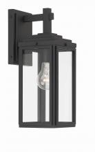 Anzalone Electric and Lighting Items BYR-80101-MK - Byron 1 Light Matte Black Outdoor Sconce