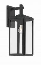 Anzalone Electric and Lighting Items BYR-80102-MK - Byron 1 Light Matte Black Outdoor Sconce