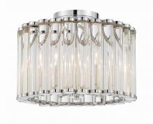 Anzalone Electric and Lighting Items ELL-B3004-PN_CEILING - Libby Langdon Elliot 4 Light Polished Nickel Semi Flush Mount