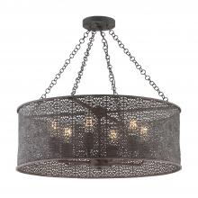 Anzalone Electric and Lighting Items JAS-A5016-FB - Jasmine 6 Light Forged Bronze Chandelier