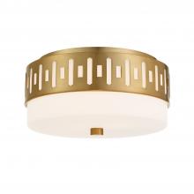 Anzalone Electric and Lighting Items KEA-B8200-VG - Keaton 2 Light Vibrant Gold Flush Mount