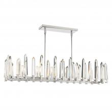 Anzalone Electric and Lighting Items WAT-B2006-PN - Watson 6 Light Polished Nickel Linear Chandelier