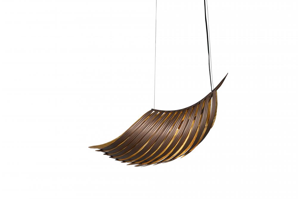 Palmera 30" Curved Leaf Pendant