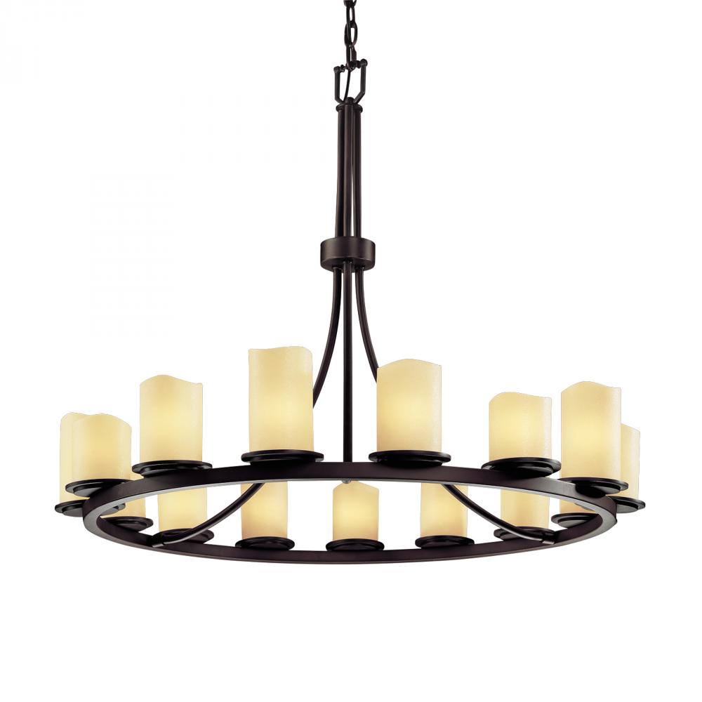 Dakota 15-Light 1-Tier Ring LED Chandelier