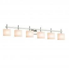 Justice Design Group FSN-8416-30-OPAL-NCKL-LED6-4200 - Union 6-Light LED Bath Bar