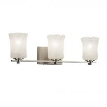 Justice Design Group GLA-8443-16-WHTW-NCKL-LED3-2100 - Era 3-Light LED Bath Bar