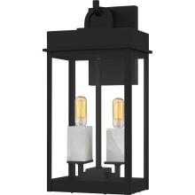 Quoizel CAM8408MBK - Carmen 2-Light Matte Black Outdoor Wall Lantern