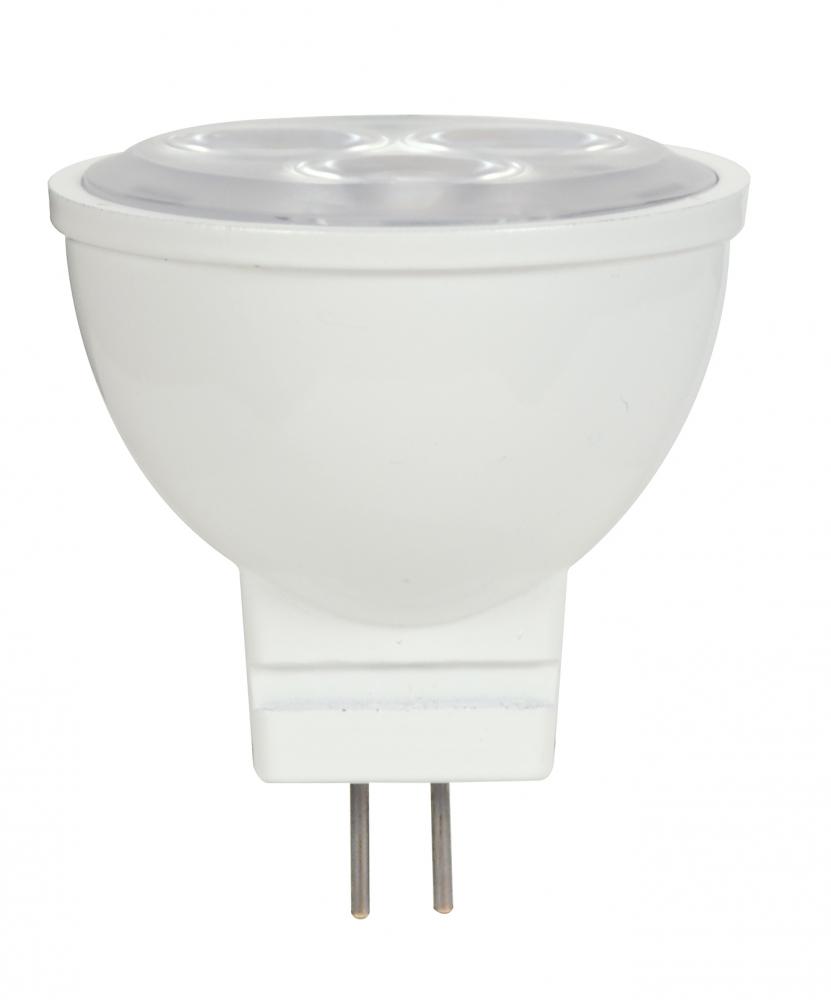 3W; LED; MR11; 4000K; 25 deg. beam spread; 25000 Average rated hours; 210 Lumens; GU4 base; 12 Volt