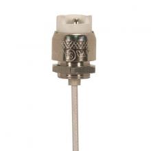 Satco Products Inc. 80/2004 - Porcelain Halogen Socket; R7S Base; 18" SF-1 200C Leads; Halogen Socket; 7/8" Length; 1000W;