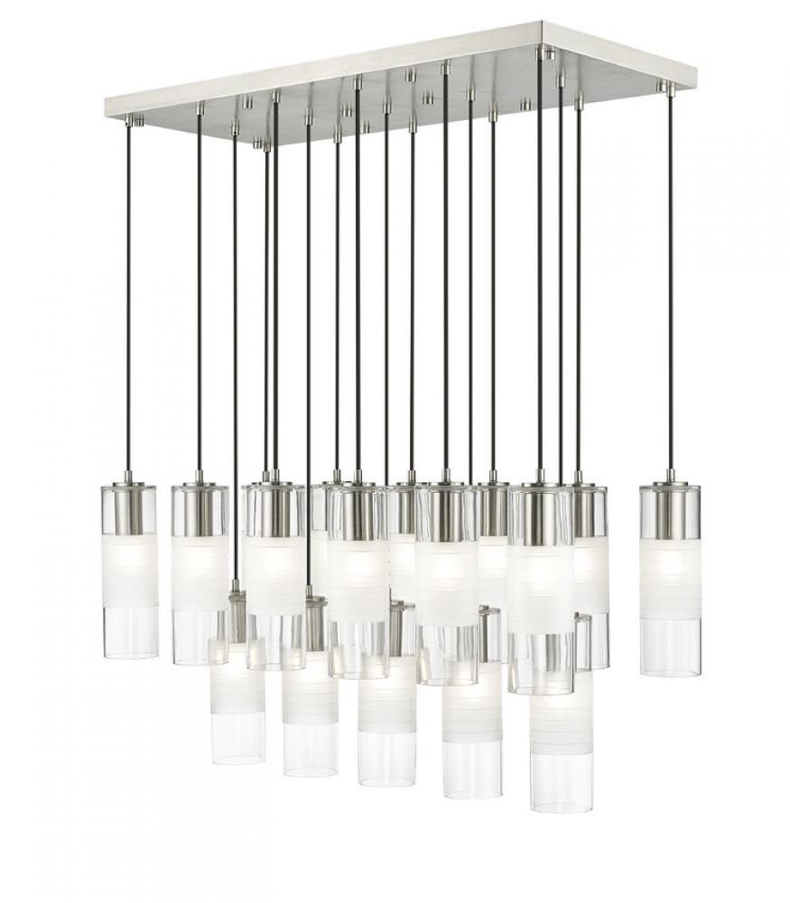 17 Light Linear Chandelier