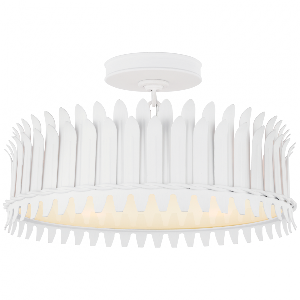 Leslie 16" Semi-Flush