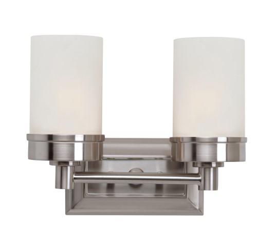 Fusion Collection 2-Light Shaded Bath Bar Vanity Wall Light