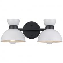 Trans Globe 71852 WH-BK - Vanity Lighting White/Black