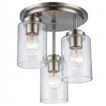 Trans Globe 80520-3 BN - Flush Mount Lighting Brushed Nickel