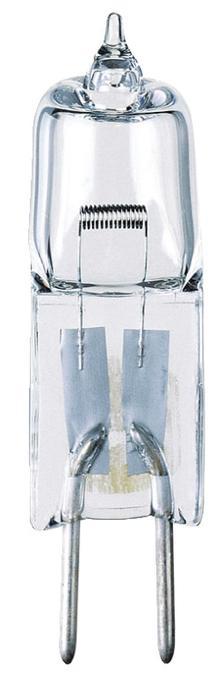 50W T3 JC Halogen Low Voltage Clear GY6.35 Base, 12 Volt, Box