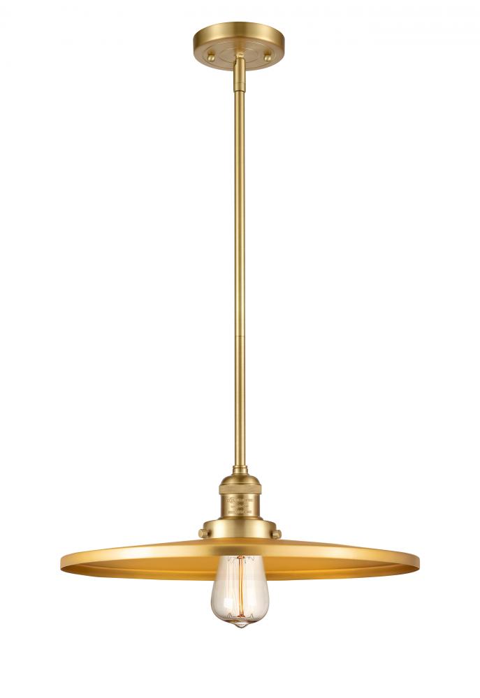 Appalachian - 1 Light - 16 inch - Satin Gold - Stem Hung - Mini Pendant