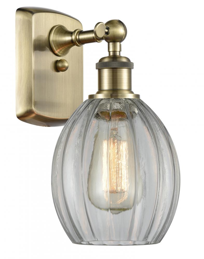 Eaton - 1 Light - 6 inch - Antique Brass - Sconce