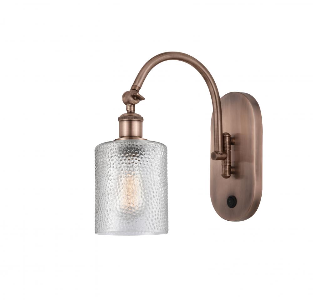 Cobbleskill - 1 Light - 5 inch - Antique Copper - Adjustable Swing Arm