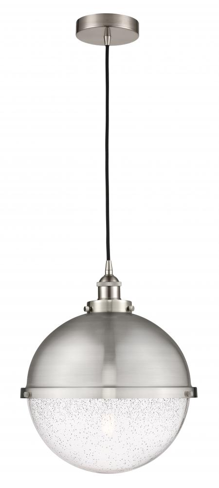 Hampden - 1 Light - 13 inch - Brushed Satin Nickel - Cord hung - Pendant