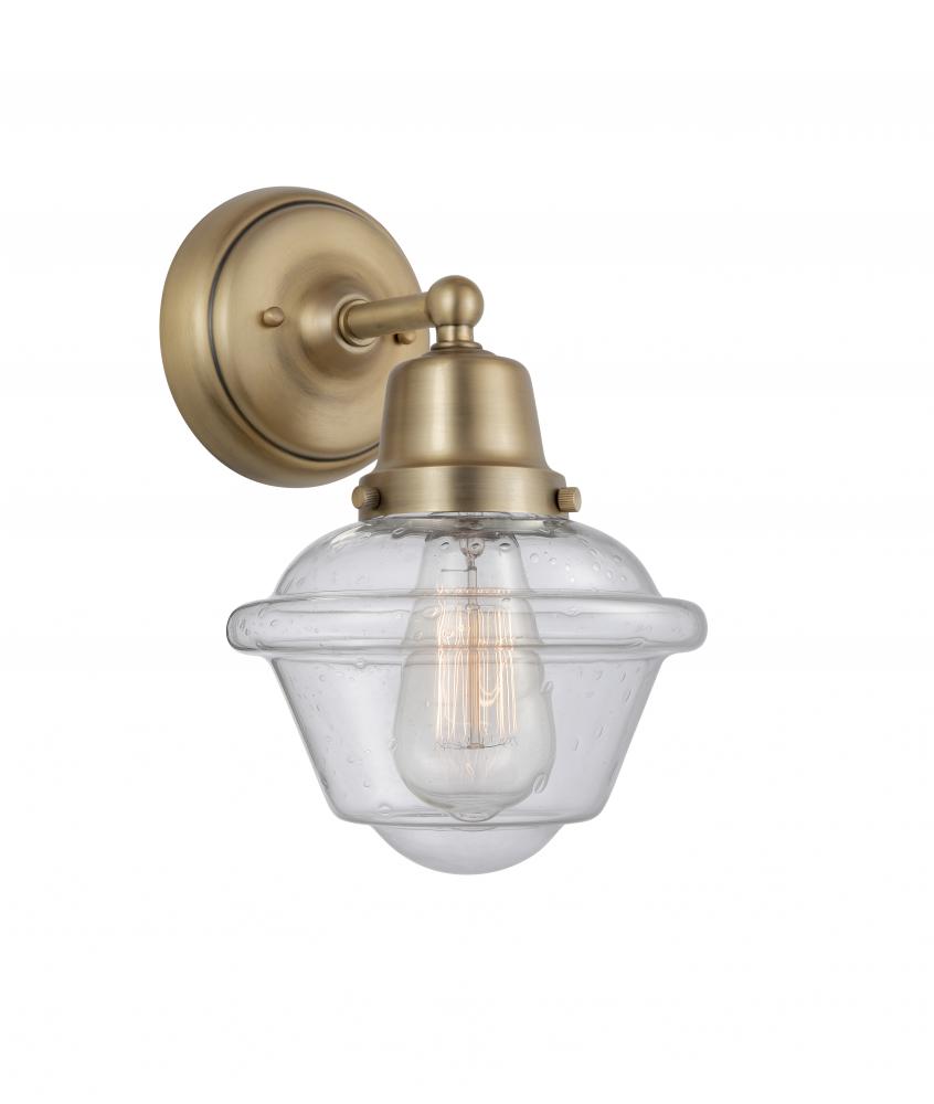 Oxford - 1 Light - 8 inch - Brushed Brass - Sconce