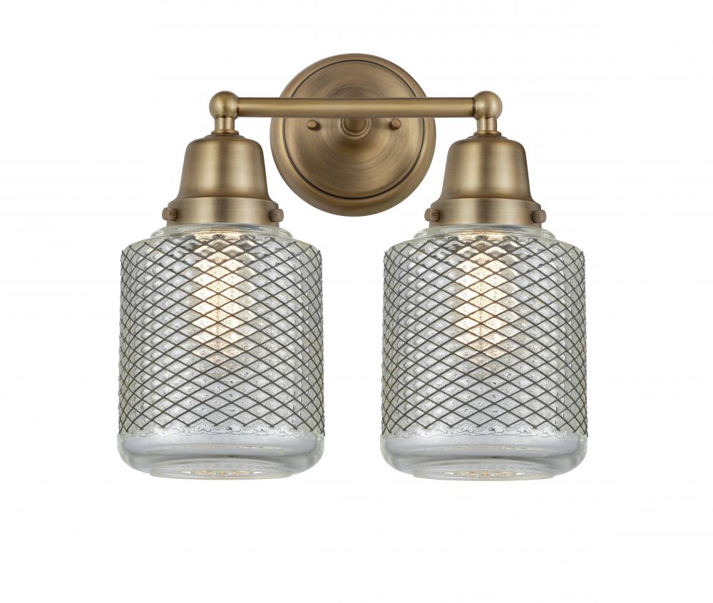 Stanton - 2 Light - 14 inch - Brushed Brass - Bath Vanity Light