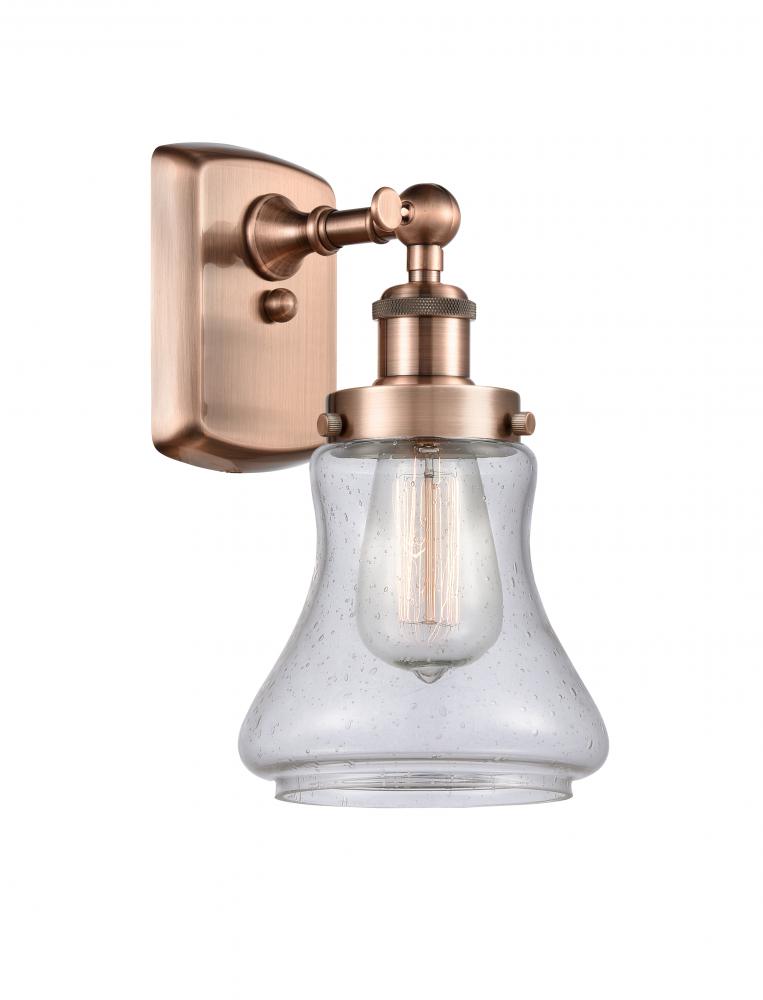 Bellmont - 1 Light - 6 inch - Antique Copper - Sconce