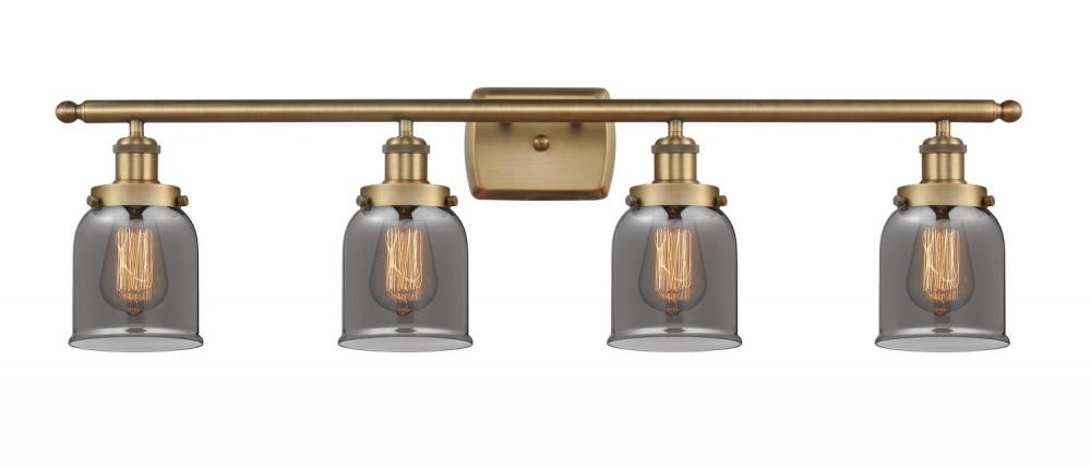 Bell - 4 Light - 36 inch - Brushed Brass - Bath Vanity Light