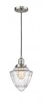 Innovations Lighting 201C-SN-G664-7-LED - Bullet - 1 Light - 7 inch - Brushed Satin Nickel - Cord hung - Mini Pendant