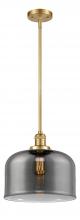 Innovations Lighting 201S-SG-G73-L-LED - Bell - 1 Light - 12 inch - Satin Gold - Stem Hung - Mini Pendant