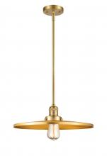 Innovations Lighting 201S-SG-MFR-SG-16-LED - Appalachian - 1 Light - 16 inch - Satin Gold - Stem Hung - Mini Pendant