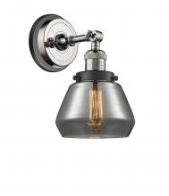 Innovations Lighting 203BP-PNBK-G173 - Fulton - 1 Light - 7 inch - Polished Nickel - Sconce