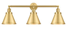 Innovations Lighting 205-SG-M13-SG-LED - Appalachian - 3 Light - 32 inch - Satin Gold - Bath Vanity Light