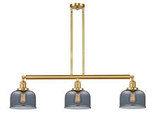 Innovations Lighting 213-SG-G73-LED - Bell - 3 Light - 41 inch - Satin Gold - Stem Hung - Island Light